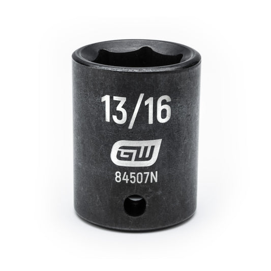 Gearwrench 84507N 1/2" Drive 6 Point Standard Impact SAE Socket 13/16"