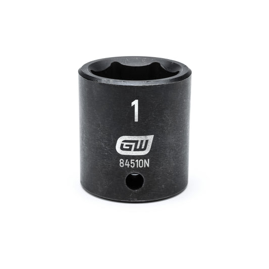 Gearwrench 84510N 1/2" Drive 6 Point Standard Impact SAE Socket 1"
