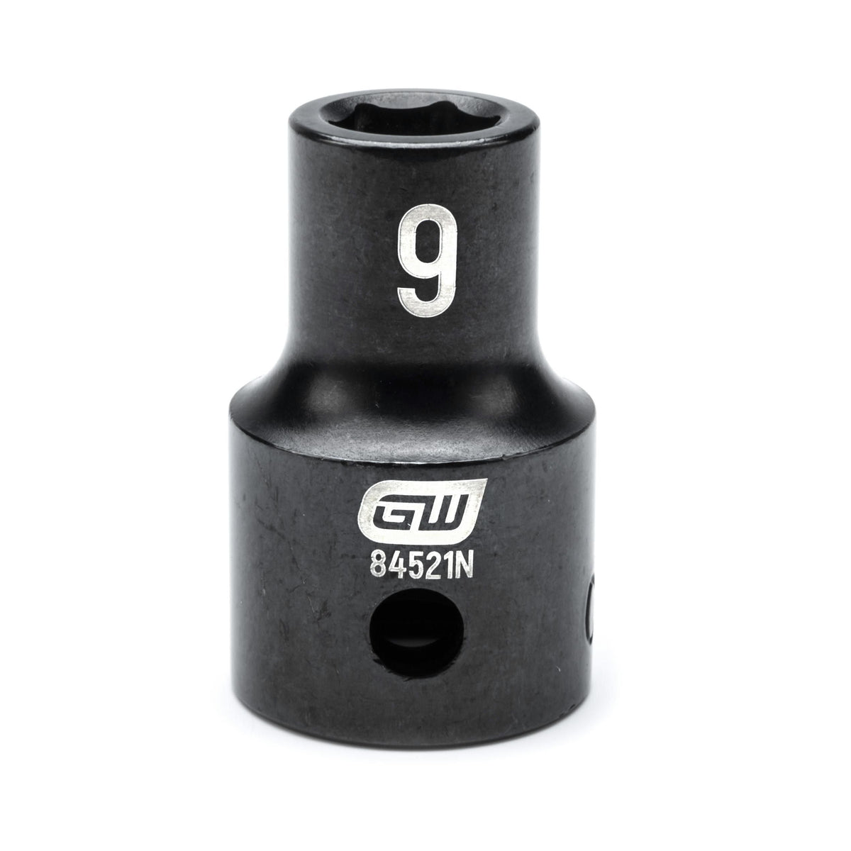 Gearwrench 84521N 1/2" Drive 6 Point Standard Impact Metric Socket 9mm