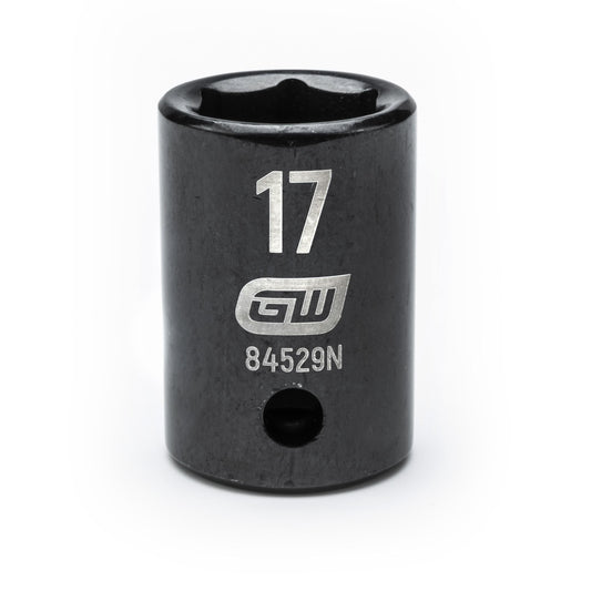 Gearwrench 84529N 1/2" Drive 6 Point Standard Impact Metric Socket 17mm