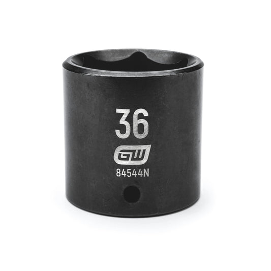 Gearwrench 84544N 1/2" Drive 6 Point Standard Impact Metric Socket 36mm
