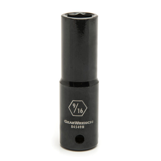 Gearwrench 84549N 1/2" Drive 6 Point Deep Impact SAE Socket 9/16"