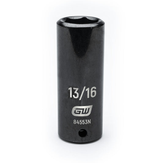 Gearwrench 84553N 1/2" Drive 6 Point Deep Impact SAE Socket 13/16"
