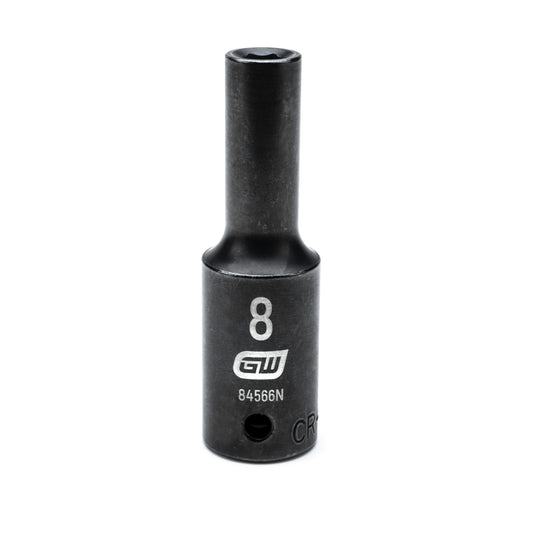 Gearwrench 84566N 1/2" Drive 6 Point Deep Impact Metric Socket 8mm