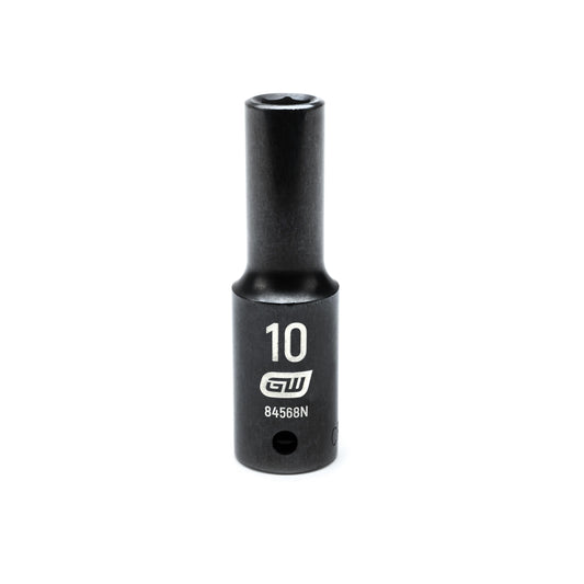 Gearwrench 84568N 1/2" Drive 6 Point Deep Impact Metric Socket 10mm