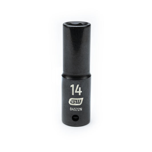Gearwrench 84572N 1/2" Drive 6 Point Deep Impact Metric Socket 14mm