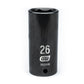 Gearwrench 84584N 1/2" Drive 6 Point Deep Impact Metric Socket 26mm
