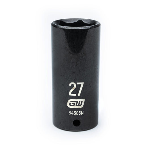 Gearwrench 84585N 1/2" Drive 6 Point Deep Impact Metric Socket 27mm