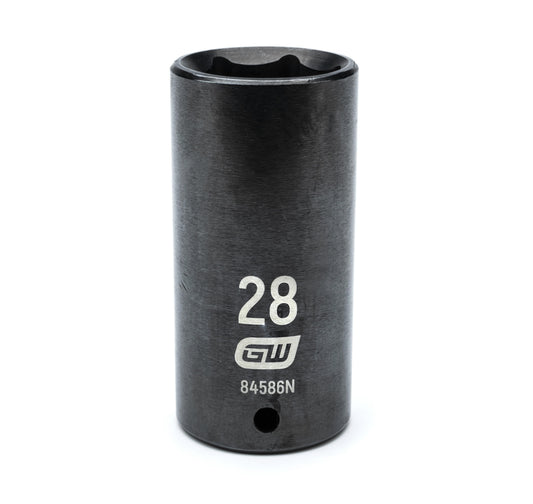Gearwrench 84586N 1/2" Drive 6 Point Deep Impact Metric Socket 28mm