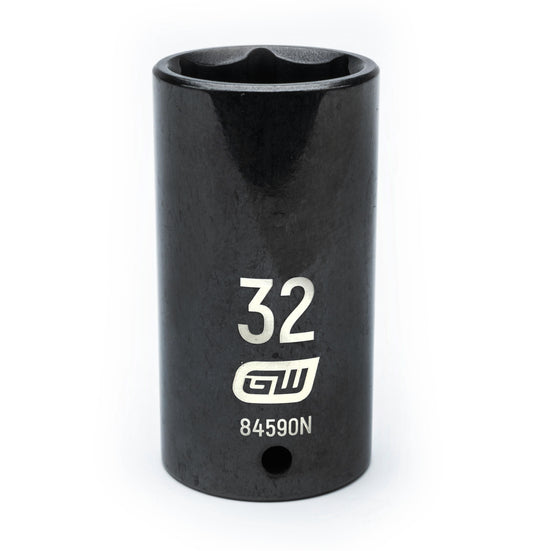 Gearwrench 84590N 1/2" Drive 6 Point Deep Impact Metric Socket 32mm