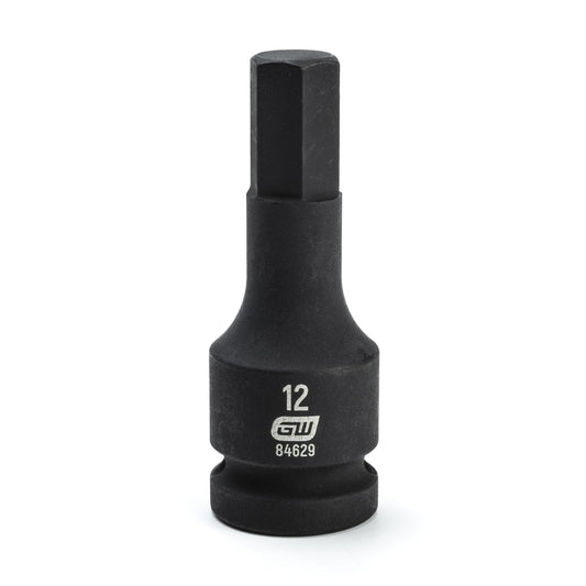 Gearwrench 84629 1/2" Drive Hex Bit Impact Metric Socket 12mm