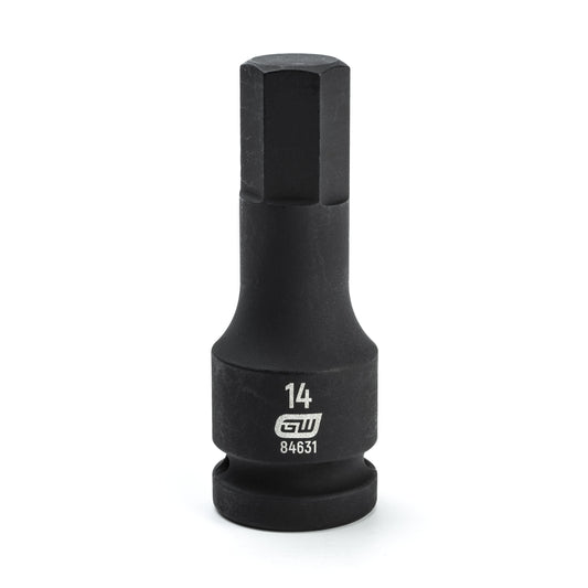 Gearwrench 84631 1/2" Drive Hex Bit Impact Metric Socket 14mm