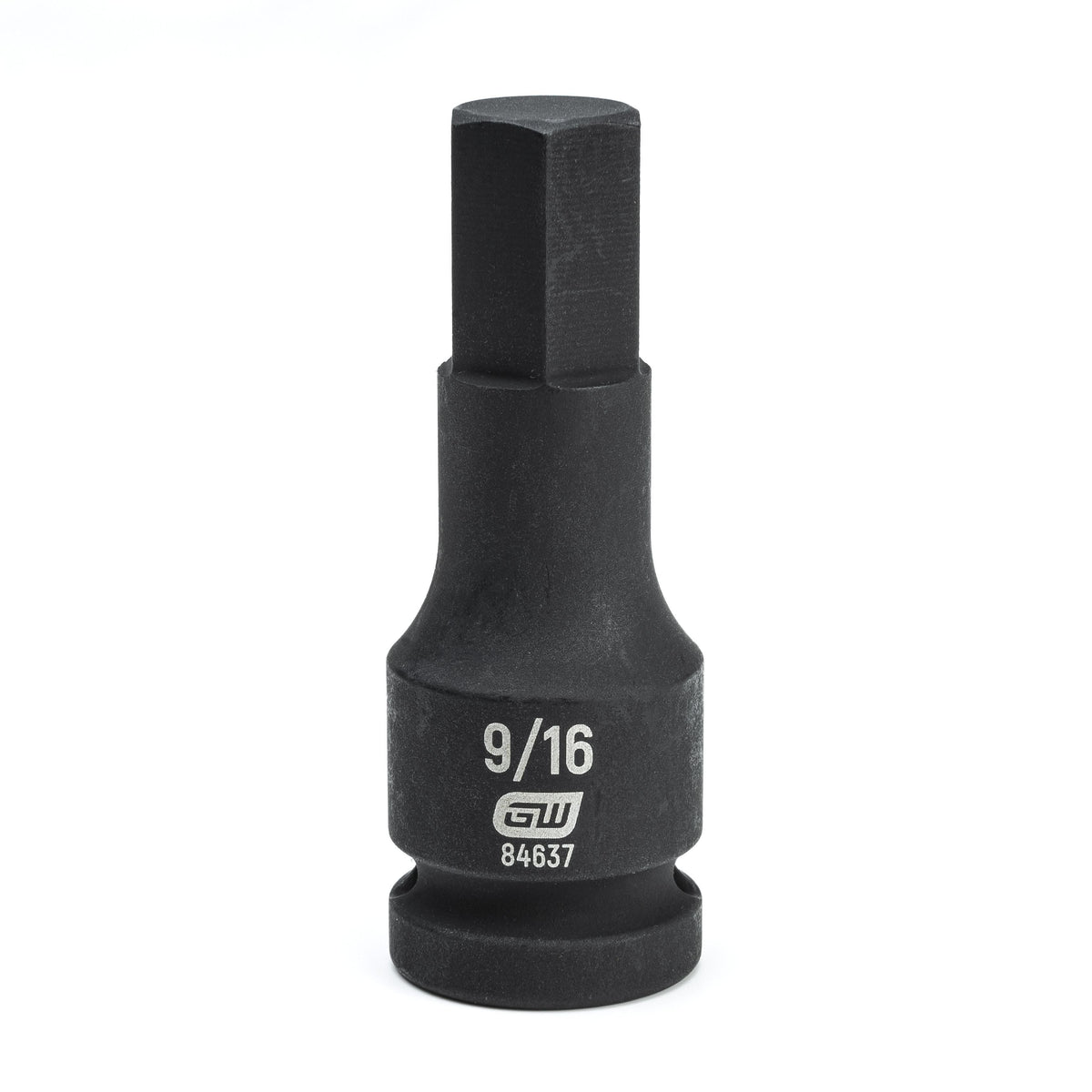 Gearwrench 84637 1/2" Drive Hex Bit Impact SAE Socket 9/16"