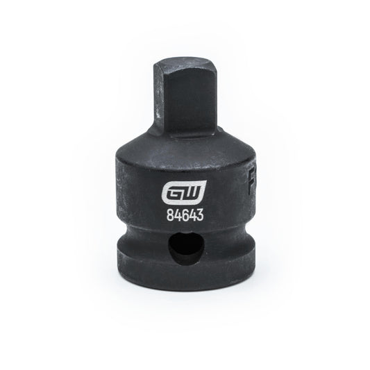 Gearwrench 84643 1/2" Drive 1/2" F x 3/8" M Impact Adapter