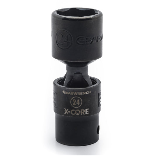 Gearwrench 84731 1/2" Drive 6 Point Standard X-Core™ Pinless Impact Universal Metric Socket 21mm