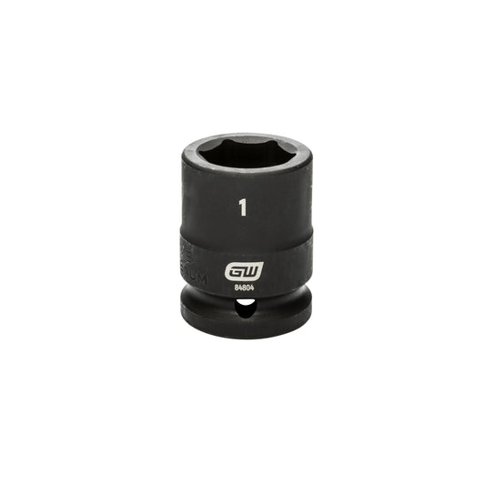 Gearwrench 84804 3/4" Drive 6 Point Standard Impact SAE Socket 1"