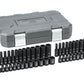 Gearwrench 84902 48 Piece 1/4" Drive 6 Point Standard and Deep Impact SAE/Metric Socket Set