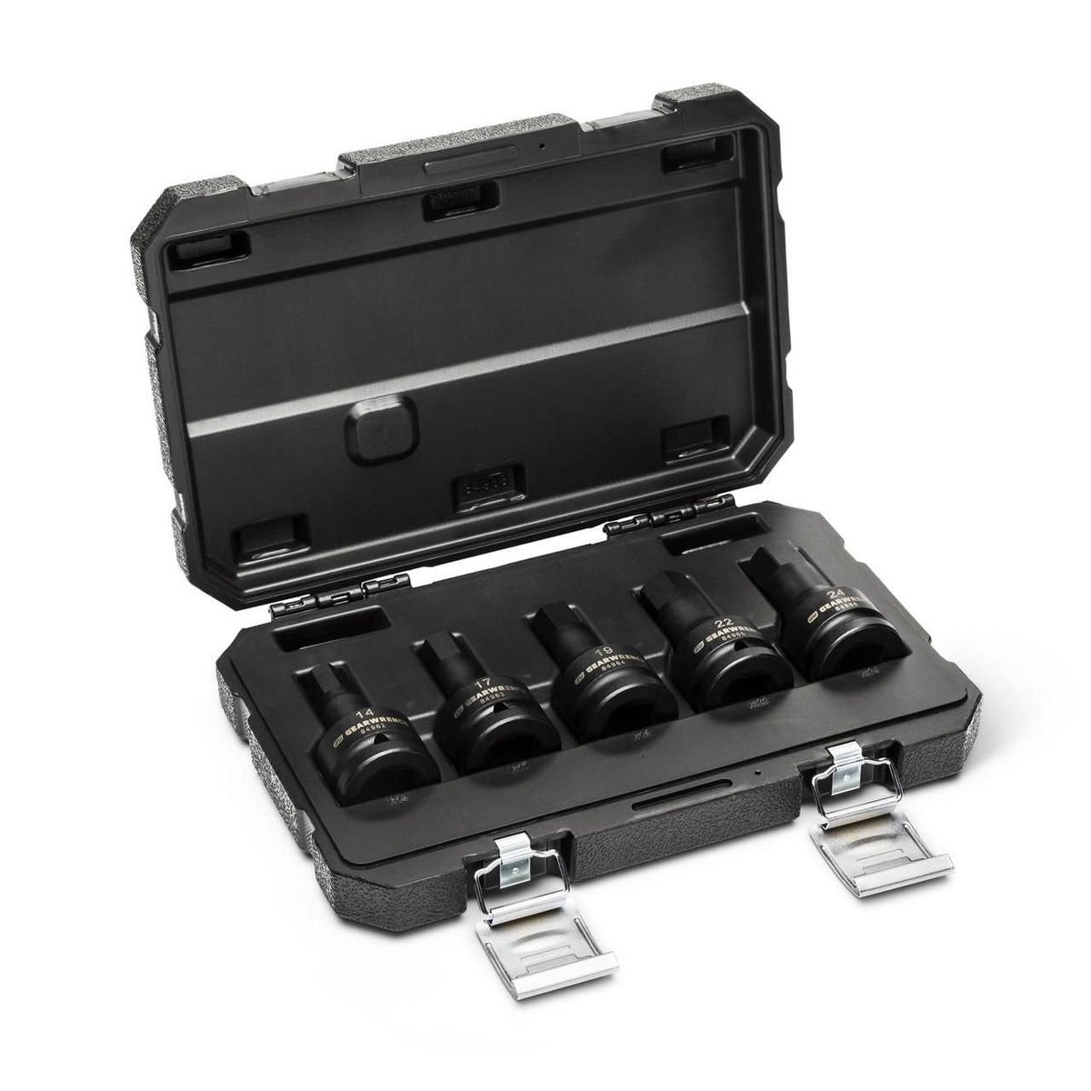 Gearwrench 84968-06 5 Piece 3/4" Drive Metric Impact Hex Bit Socket Set with Blow Mold Case