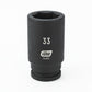 Gearwrench 84991 3/4" Drive 6 Point Deep Impact Metric Socket 33mm