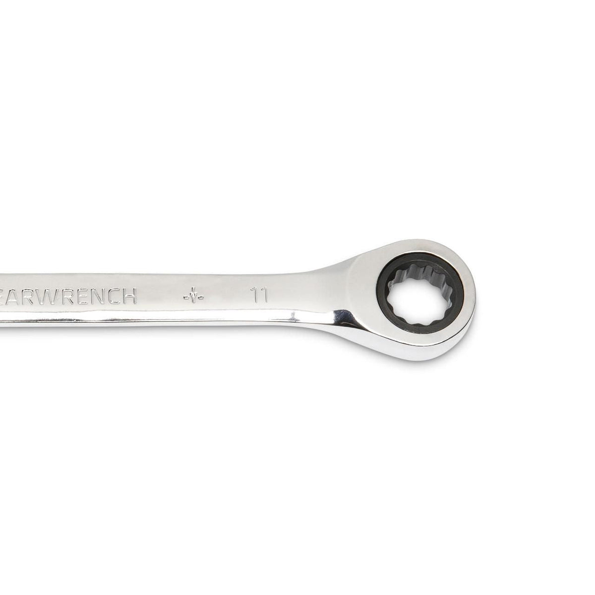 Gearwrench 85511 11mm 72-Tooth 12 Point Open End Ratcheting Combination Wrench
