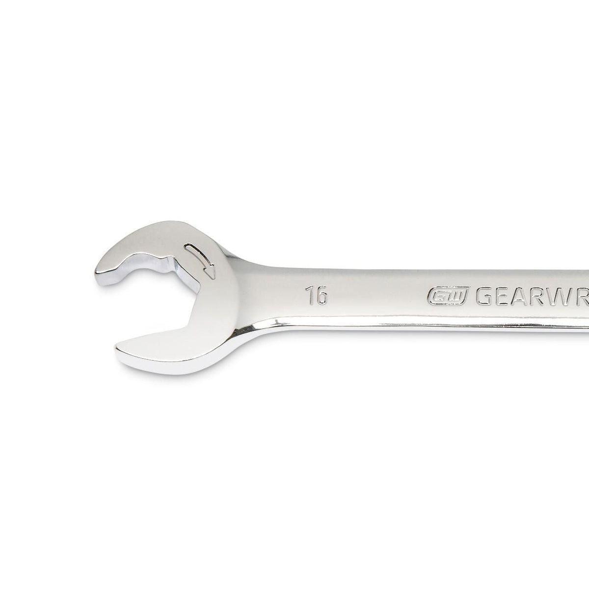 Gearwrench 85516 16mm 72-Tooth 12 Point Open End Ratcheting Combination Wrench