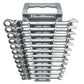 Gearwrench 85698 12 Piece 72-Tooth 12 Point XL Locking Flex Head Ratcheting Combination Metric Wrench Set