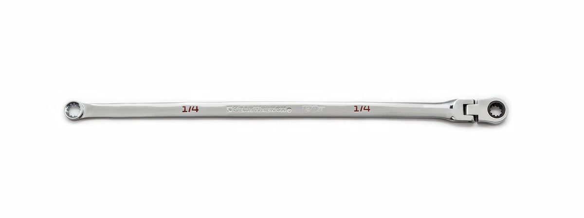 Gearwrench 86128 1/4" 120XP™ Universal Spline XL GearBox™ Flex Head Ratcheting Wrench