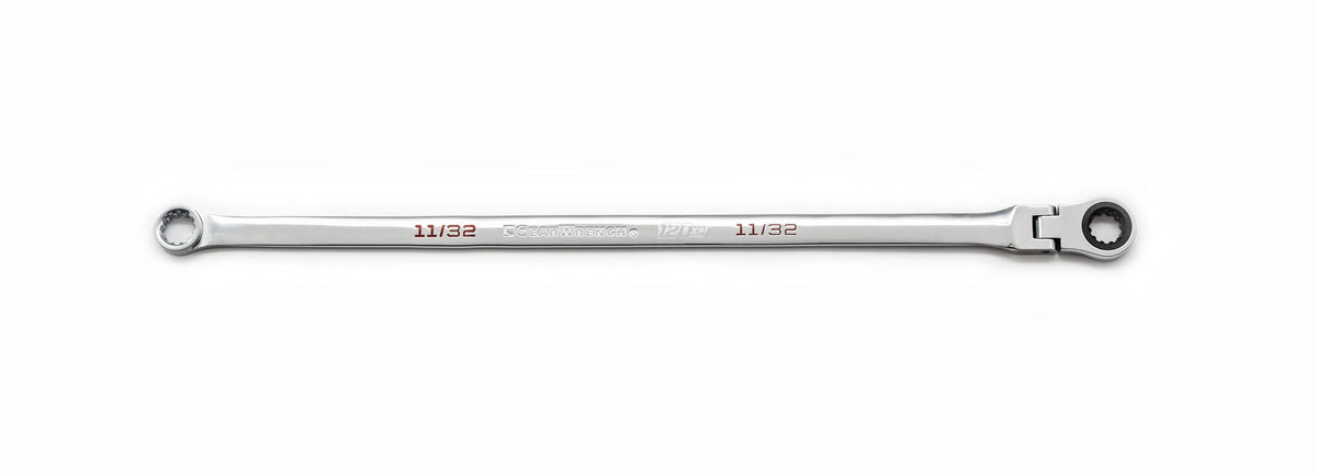 Gearwrench 86130 11/32" 120XP™ Universal Spline XL GearBox™ Flex Head Ratcheting Wrench