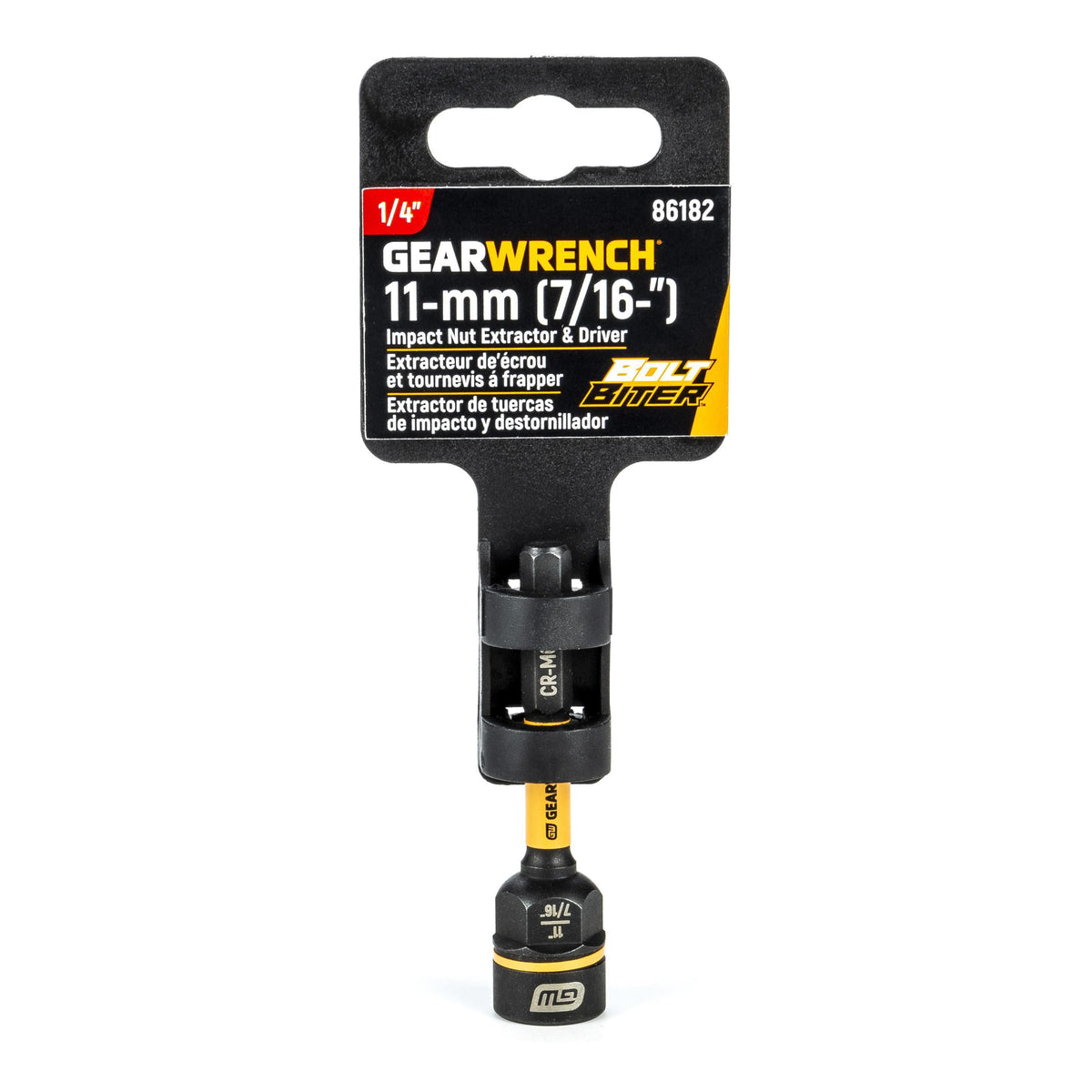 Gearwrench 86182 11- mm [7/16-"] Bolt Biter™ Nut Extractor & Driver
