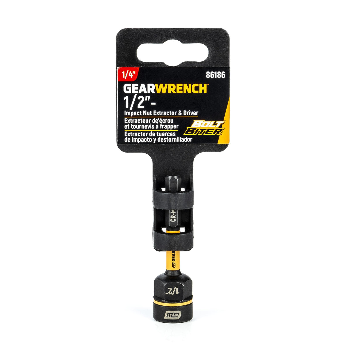 Gearwrench 86186 1/2-" Bolt Biter™ Nut Extractor & Driver