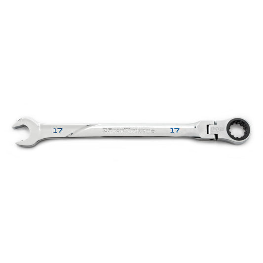 Gearwrench 86217 17mm 120XP™ Universal Spline XL Flex Head Ratcheting Combination Wrench