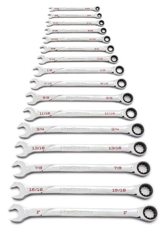 Gearwrench 86451 16 Piece 120XP™ Universal Spline XL Ratcheting Combination SAE Wrench Set