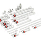 Gearwrench 86523 29 Piece 1/4", 3/8" & 1/2" Drive Master Chrome Drive Tool Accessories Set with Foam Storage Tray