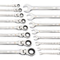 Gearwrench 86728 16 Piece 90-Tooth 12 Point Flex Head Ratcheting Combination Metric Wrench Set