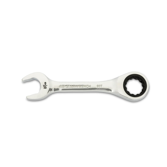 Gearwrench 86854 9/16" 90-Tooth 12 Point Stubby Combination Ratcheting Wrench