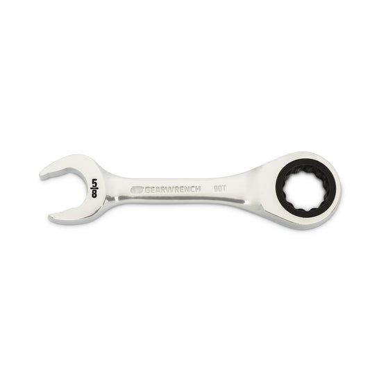 Gearwrench 86855 5/8" 90-Tooth 12 Point Stubby Combination Ratcheting Wrench