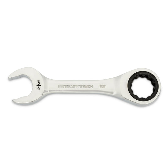 Gearwrench 86857 3/4" 90-Tooth 12 Point Stubby Combination Ratcheting Wrench