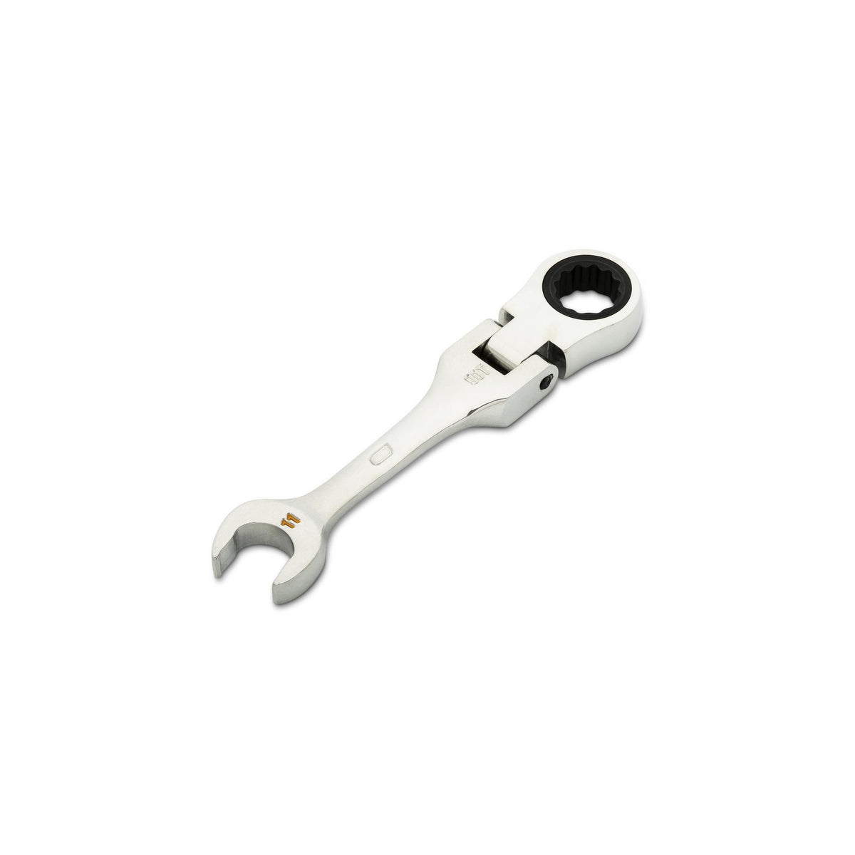 Gearwrench 86861 11mm 90-Tooth 12 Point Stubby Flex Combination Ratcheting Wrench