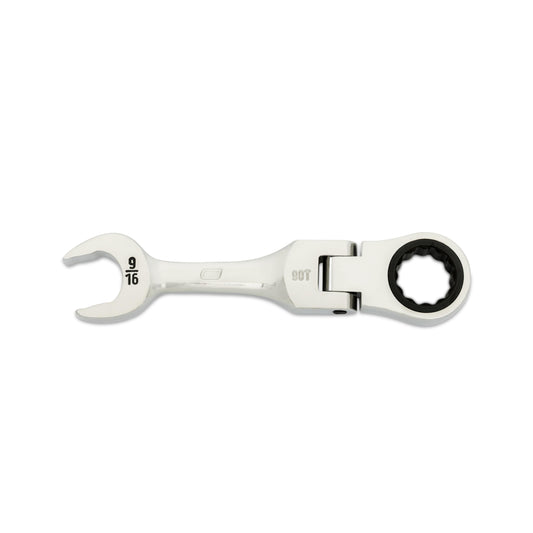 Gearwrench 86874 9/16" 90-Tooth 12 Point Stubby Flex Combination Ratcheting Wrench