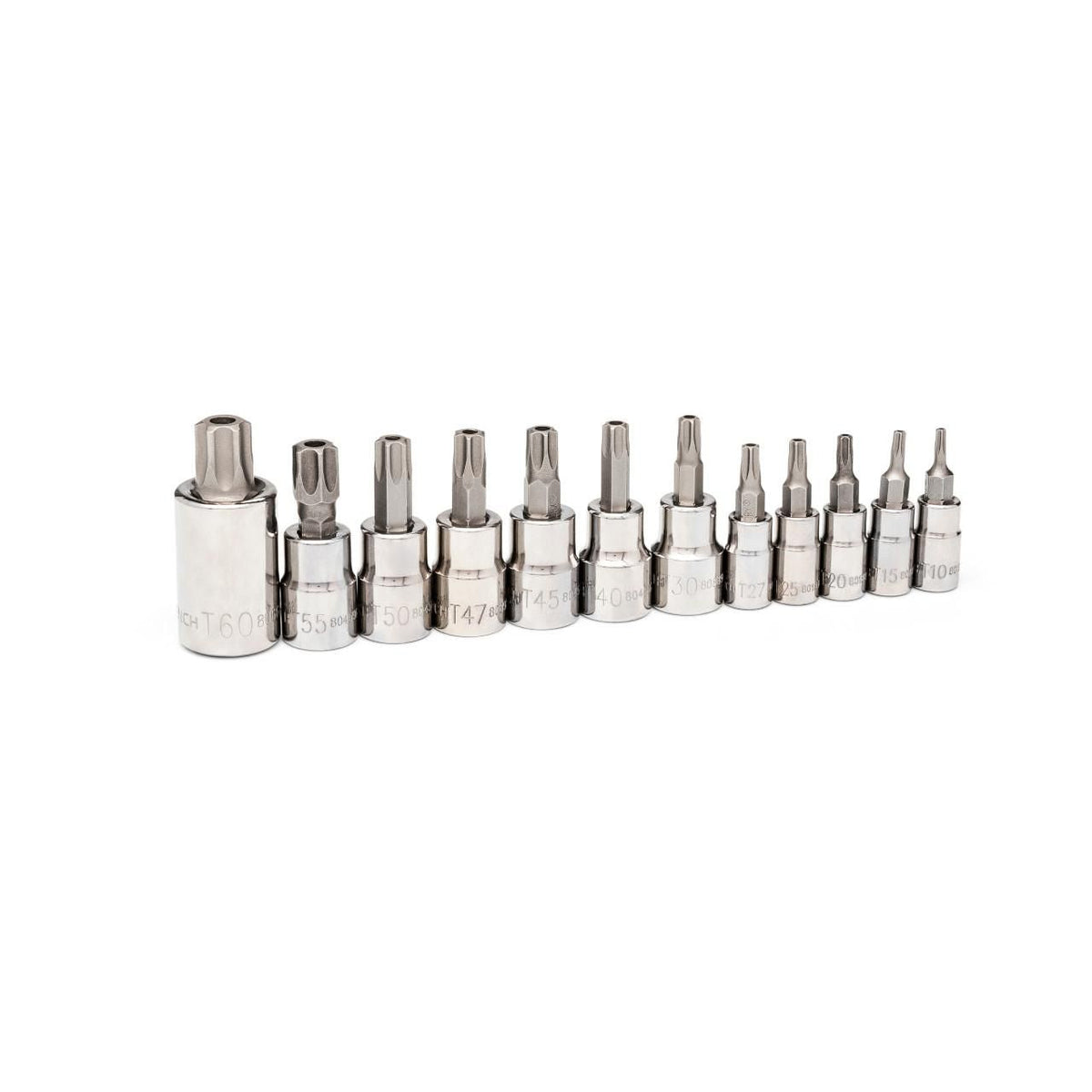 Gearwrench 87192 12 Piece 1/4", 3/8" & 1/2" Drive Tamper Proof Torx® Bit Socket Set
