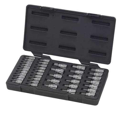 Gearwrench 890040 39 Piece 1/4" & 3/8" Drive Pass-Thru™ Standard Hex/Slotted/Phillips®/Torx® Bit SAE/Metric Socket Set