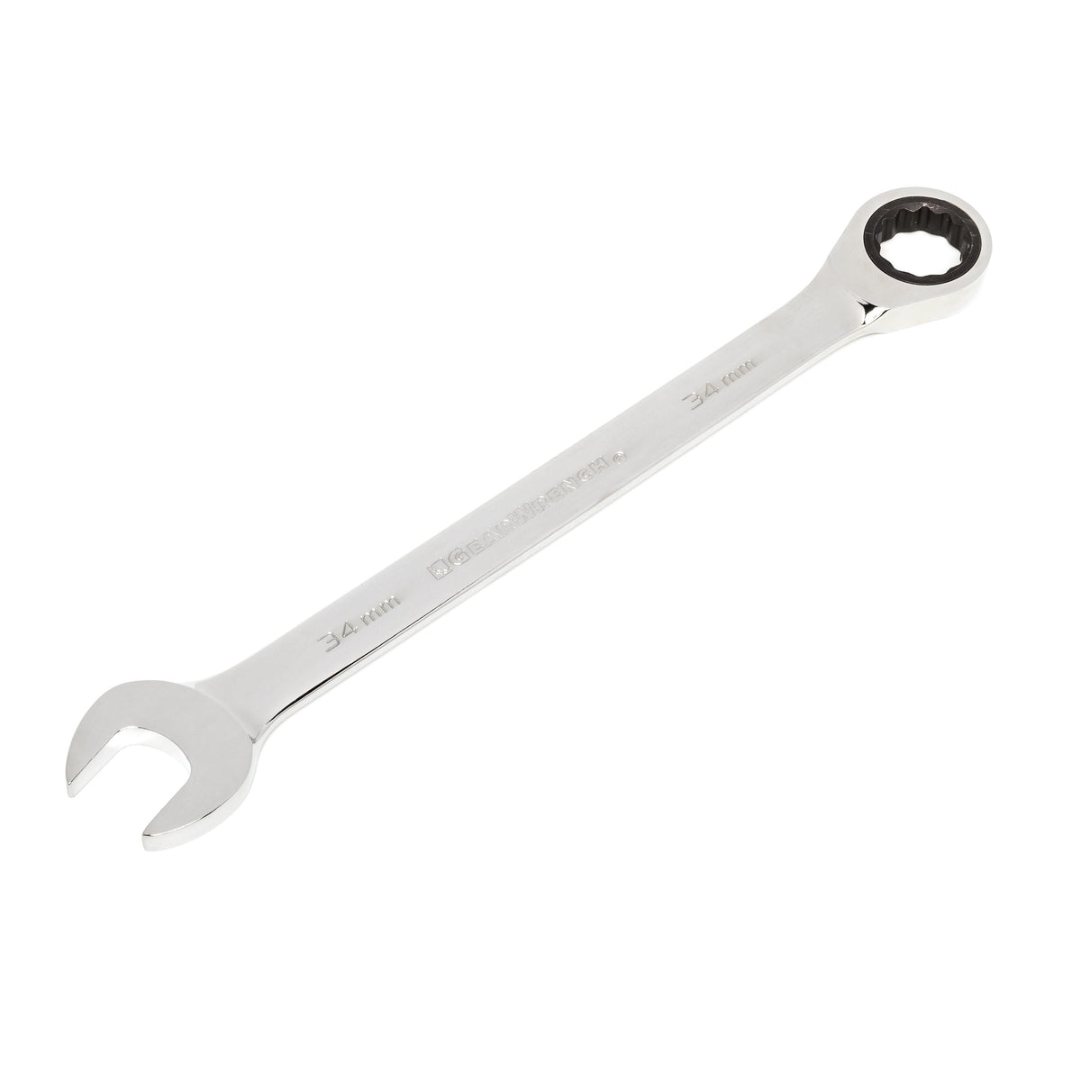 Gearwrench 9134D 34mm 72-Tooth 12 Point Ratcheting Combination Wrench