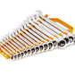 Gearwrench 9416 16 Piece 72-Tooth 12 Point Ratcheting Combination Metric Wrench Set