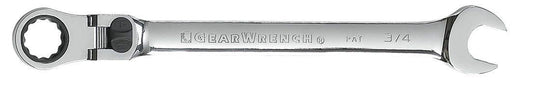 Gearwrench 85141 14 Piece 72-Tooth 12 Point Flex Head Ratcheting Combination SAE/Metric Wrench Set