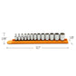 Gearwrench 80302D 13 Piece 1/4" Drive 6 Point Standard Metric Socket Set