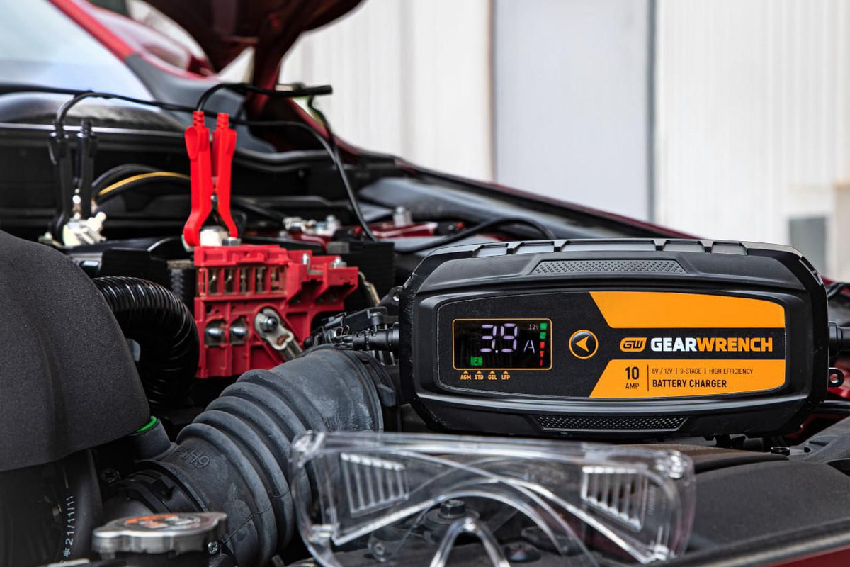 Gearwrench GWBC100 10A 6V/12V Battery Charger and Maintainer