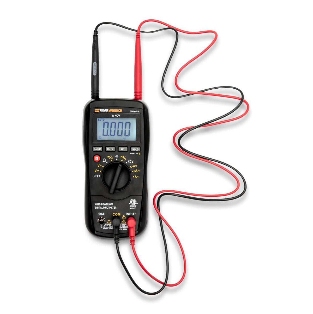 Gearwrench GWDM015 Technicians True RMS Digital Multimeter