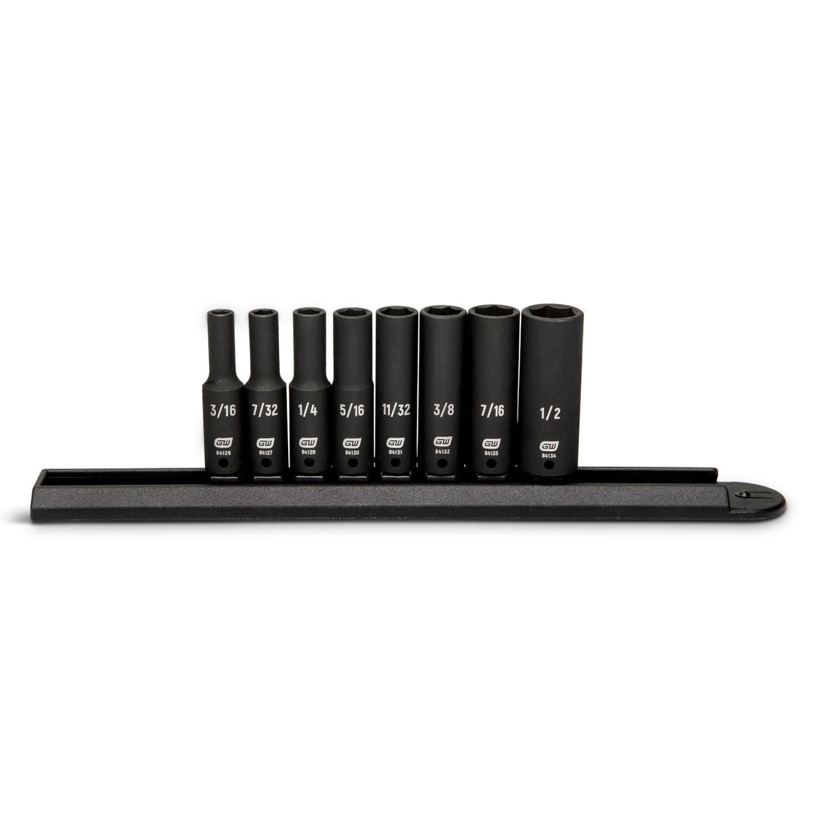 Gearwrench GWI14DSS8 8 Piece 1/4" Drive 6 Point SAE Deep Impact Socket Set