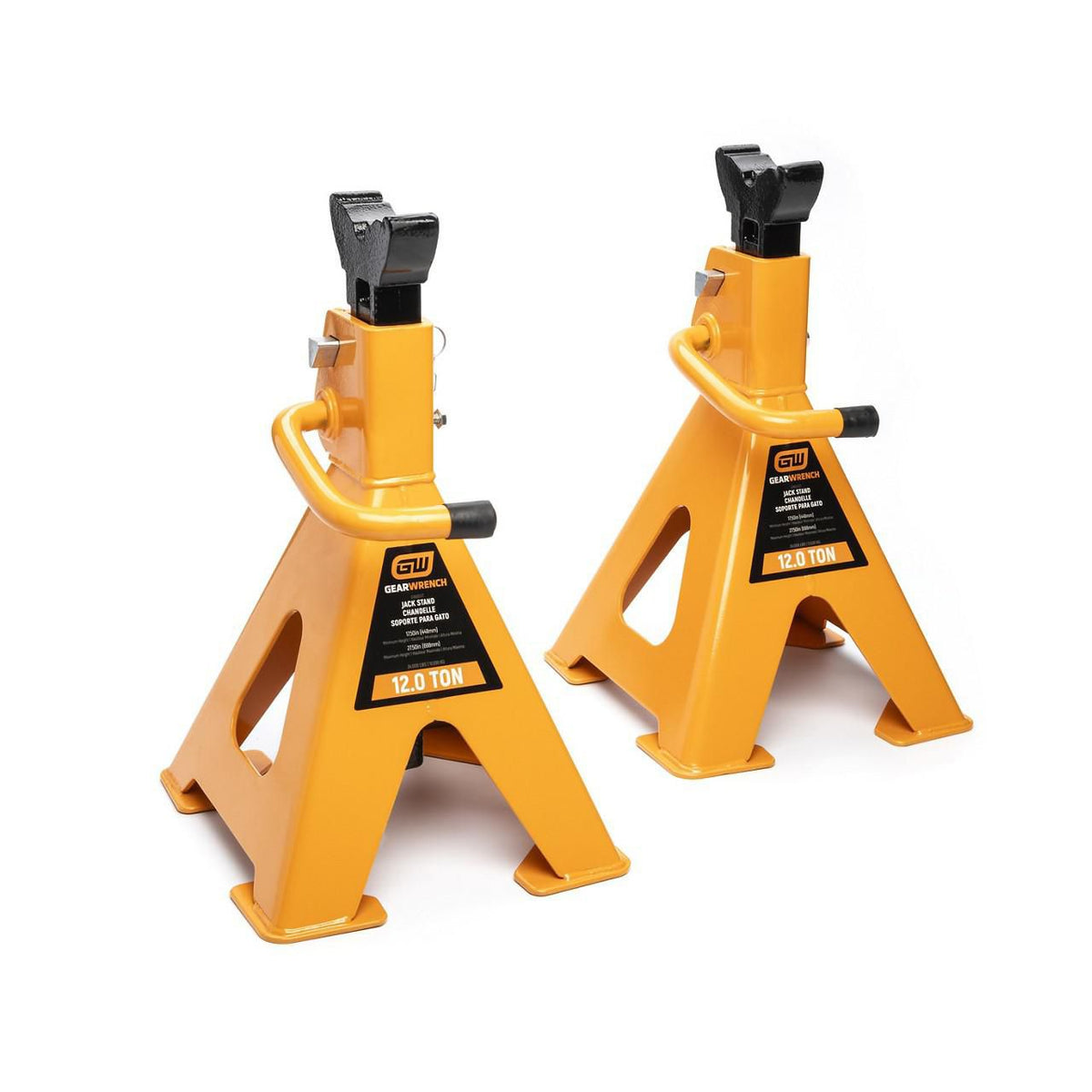 Gearwrench GWJS2T 2-Ton Heavy-Duty Jack Stands - 2 Per Pack