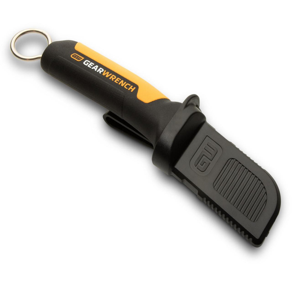 Gearwrench GWKHBFXB Lineman Fixed Blade Hawkbill Knife with Blunt Tip